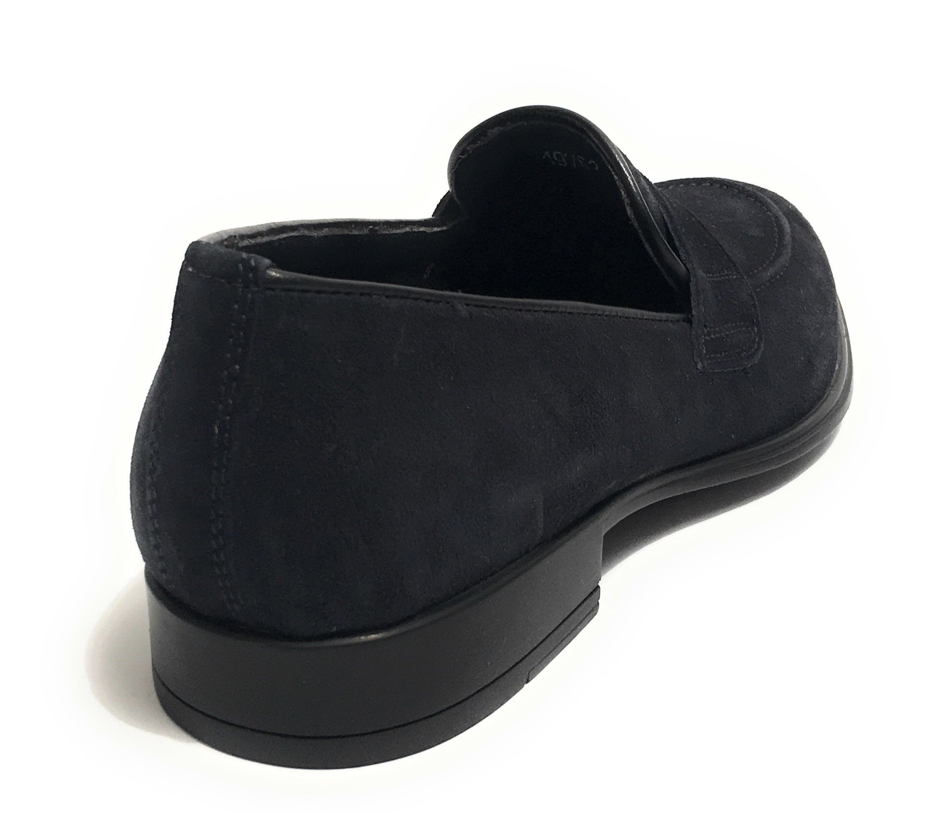 MOCASSINO UOMO ANTICA CUOIERIA MOD. AMALFI PELLE SCAMOSCIATA COL. BLU US19AC04