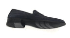 MOCASSINO UOMO ANTICA CUOIERIA MOD. AMALFI PELLE SCAMOSCIATA COL. BLU US19AC04