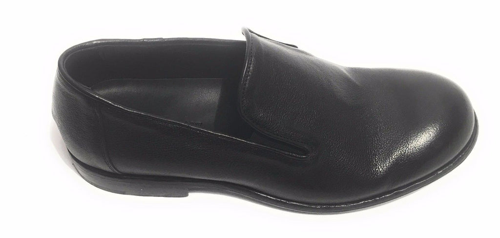 SCARPE UOMO ERNESTO DOLANI PANTOFOLINA  PELLE NERO  ARTIGIANALE US17ED03