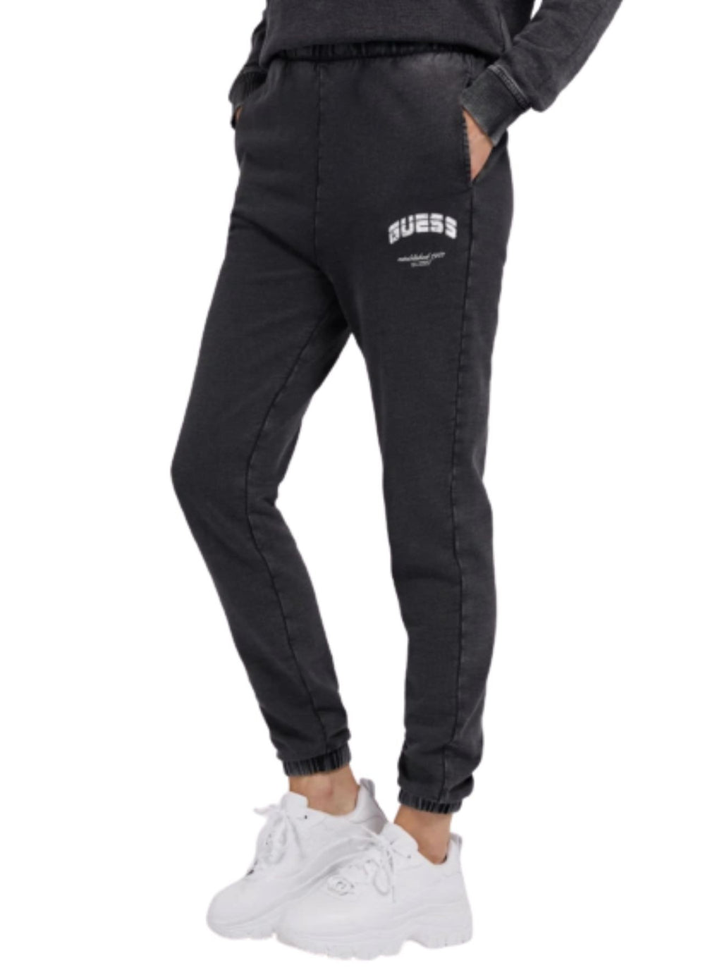 Pantalone donna Guess bryony jogger grigio E23GU33 V2YB05FL04D