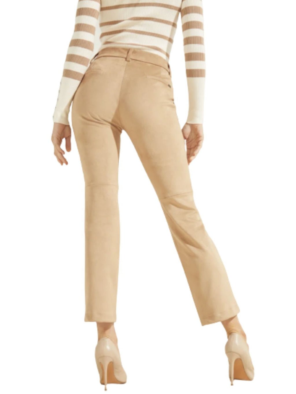 Pantalone donna Guess Evelina colore beige E22GU88 W1BB09WE0L0