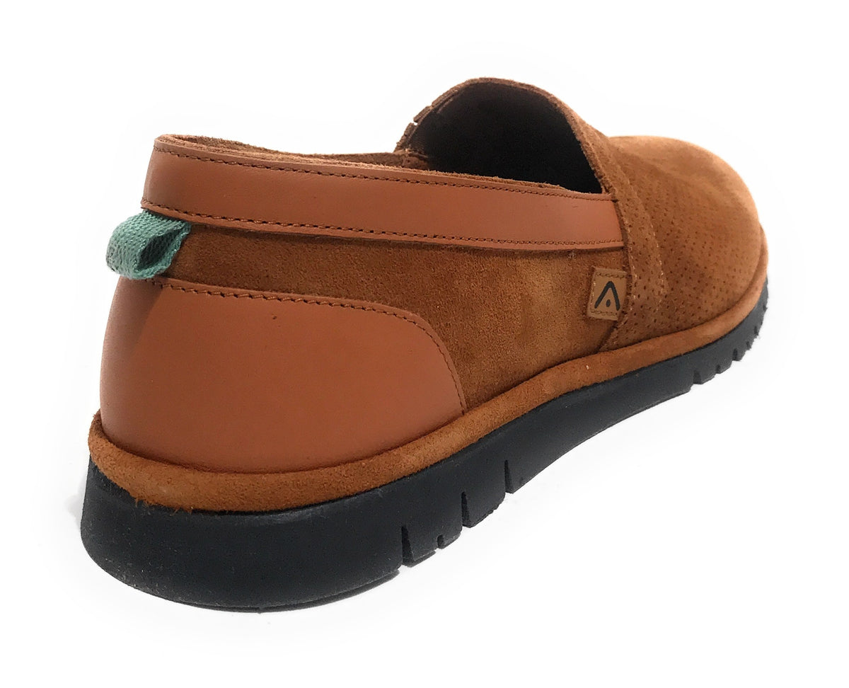 Scarpe uomo Ambitious 11162 mocassino in pelle scamosciata camel US21AM31