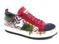 SCARPE UOMO  YAB SNEAKER PELLE MULTIRIGA MULTICOLOR  ARTIGIANALE U17YA03