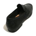 SCARPE UOMO ANTICA CUOIERIA MOCASSINO CLASSICO MOD. OYSTER PELLE COL. NERO US18AC07