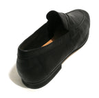 SCARPE UOMO ANTICA CUOIERIA MOCASSINO CLASSICO MOD. OYSTER PELLE COL. NERO US18AC07
