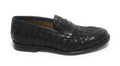 Mocassino uomo Elite in pelle ad intreccio colore nero US21EL08