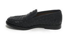 Mocassino uomo Elite in pelle ad intreccio colore nero US21EL08