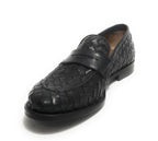 Mocassino uomo Elite in pelle ad intreccio colore nero US21EL08
