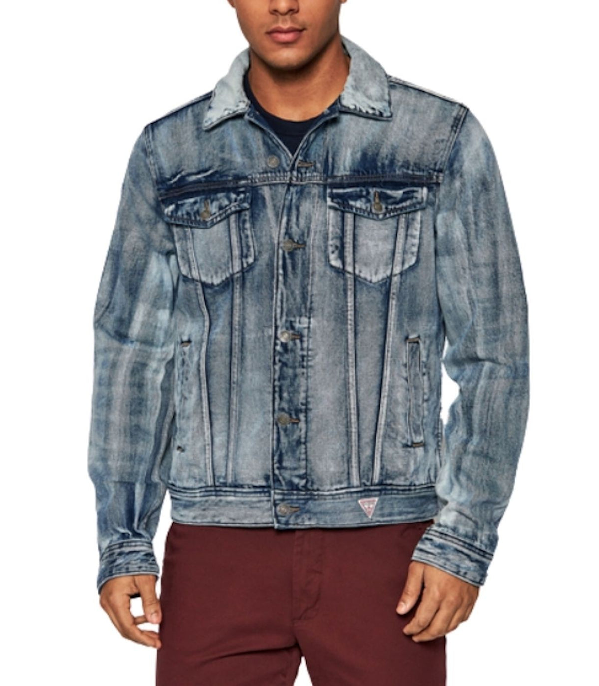 Giacca Jeans uomo Guess dillon jacket ES22GU76 M2RXN1D4K71