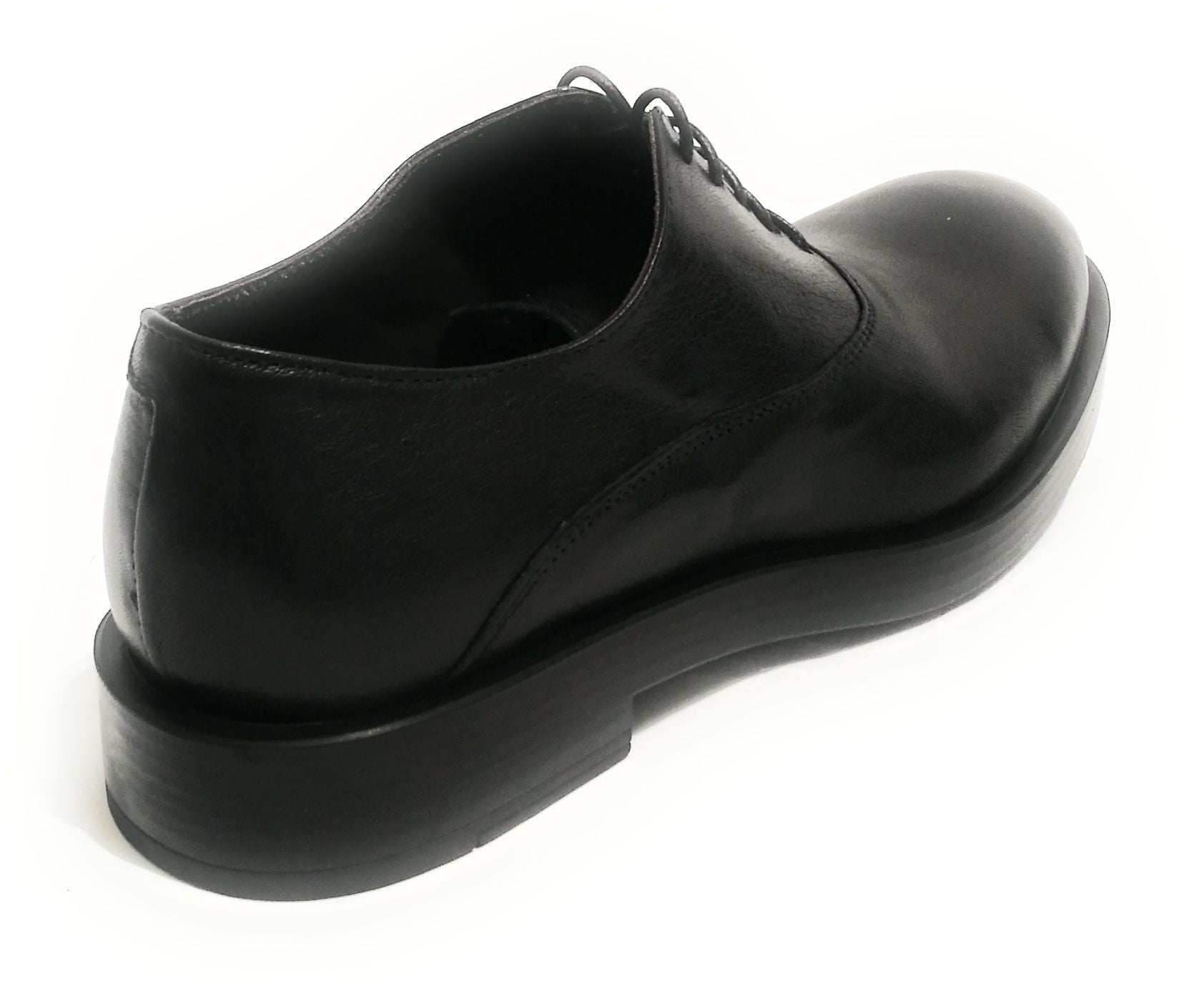 Scarpe Ton Goût francesina in pelle nero uomo U19TG04