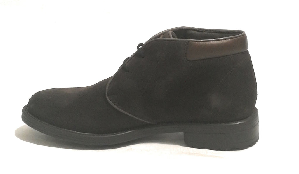 Polacchino uomo Galizio Torresi pelle scamosciata dark brown U19GT06