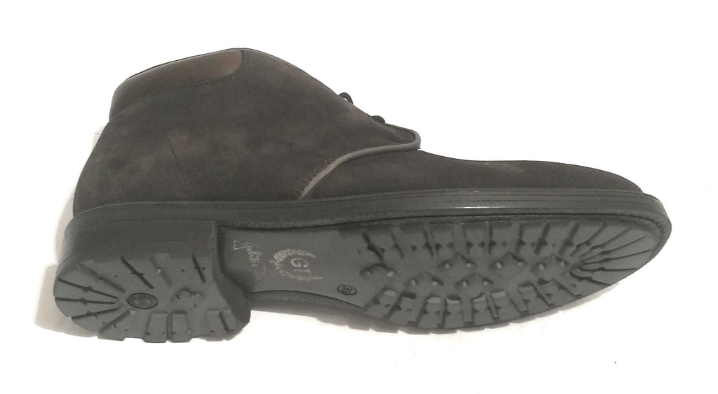 Polacchino uomo Galizio Torresi pelle scamosciata dark brown U19GT06
