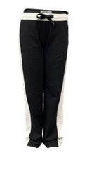 Pantalone Moschino  in felpa logo colore black white red E21MO10