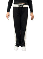 Pantalone Moschino  in felpa logo colore black white red E21MO10