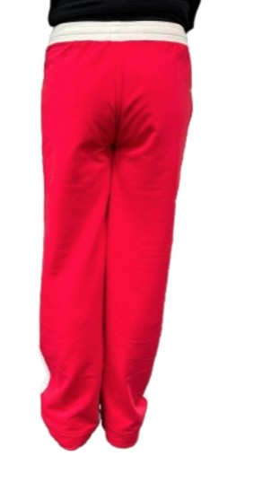 Pantalone Moschino  in felpa logo colore black white red E21MO10