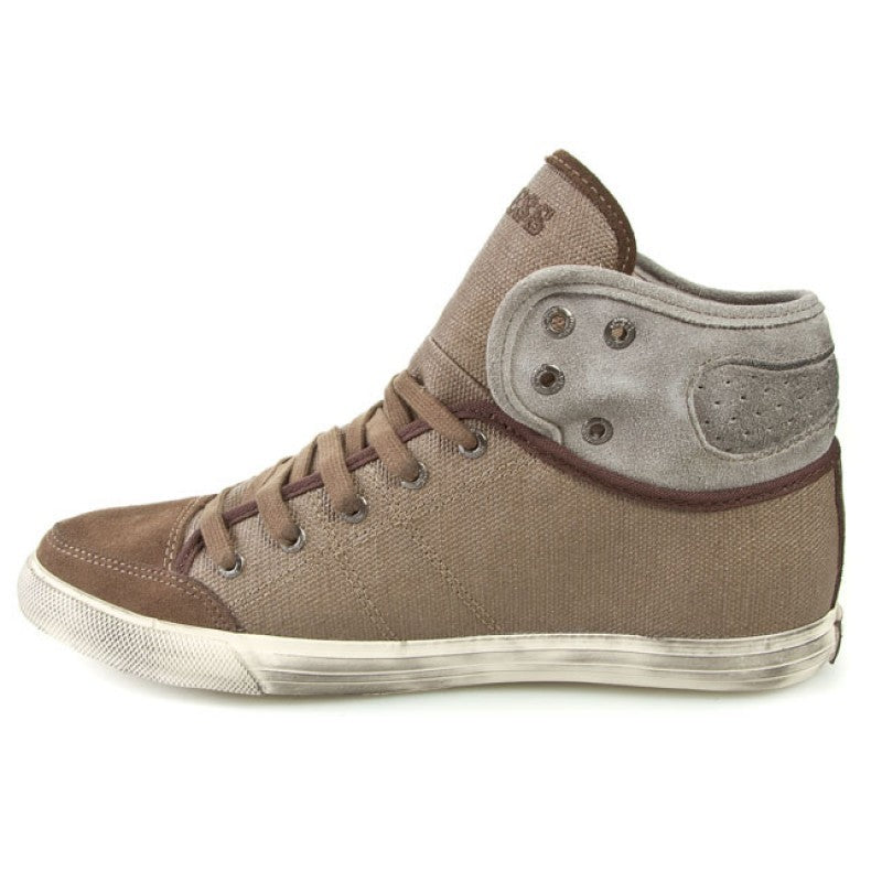 Scarpe uomo Guess sneaker in tessuto beige U15GU06 FM4RF2FAB12