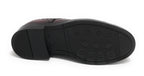 Scarpe uomo Elite francesina in pelle di vitello rosso bordeaux U22EL02