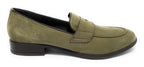 MOCASSINO UOMO ANTICA CUOIERIA MOD. AMALFI PELLE SCAMOSCIATA VERDE FORESTA US19AC05