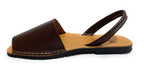 SANDALO DA UOMO MINORCHINA SKA SHOES MOD. IBIZA IN PELLE NAPPA TESTA DI MORO US19SK02