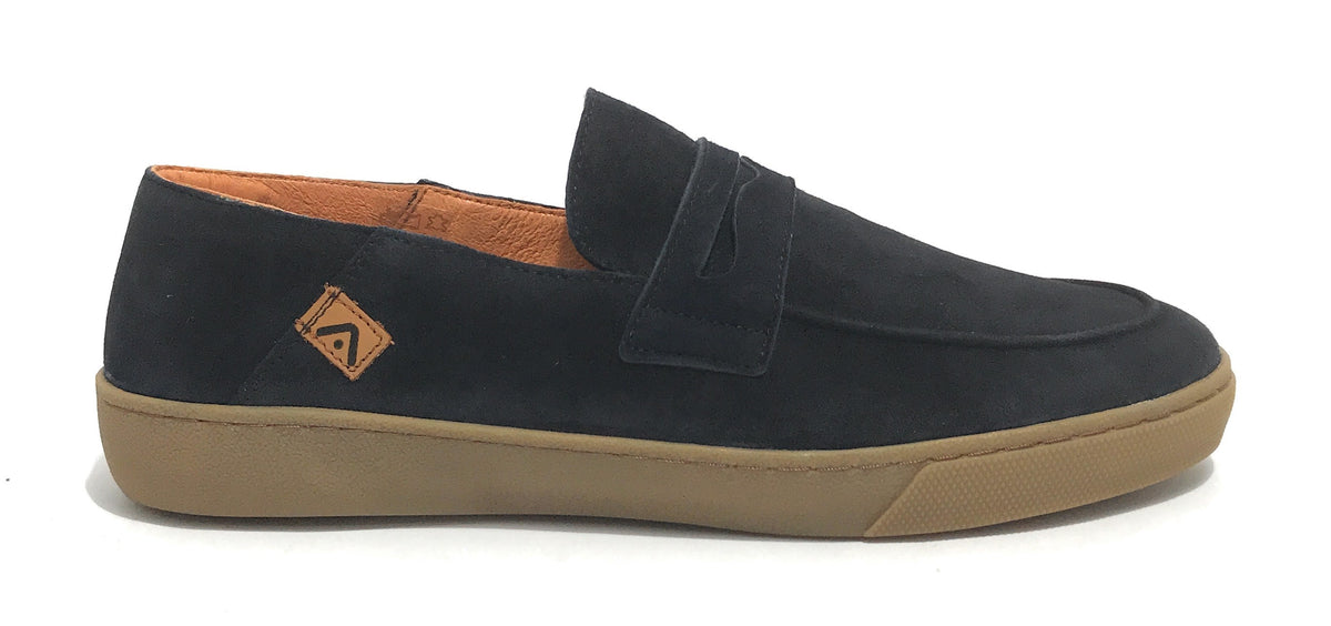 Scarpe uomo Ambitious 11527 mocassino in pelle scamosciata blu navy US21AM17