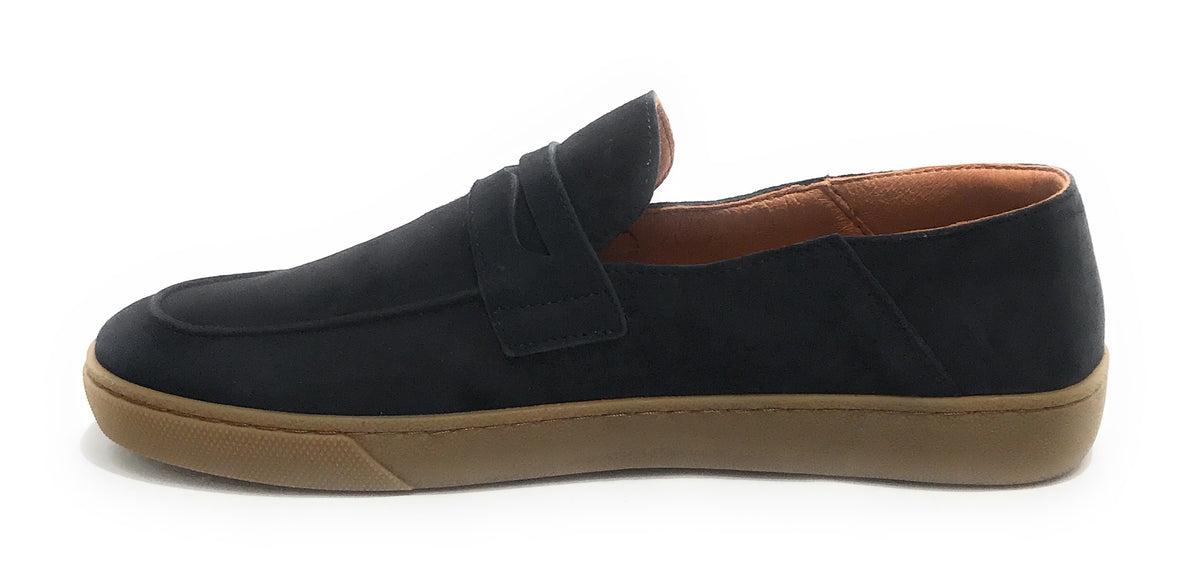 Scarpe uomo Ambitious 11527 mocassino in pelle scamosciata blu navy US21AM17