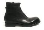 Scarpe Ton Goût polacchino a zip uomo stivaletto pelle nero U19TG01