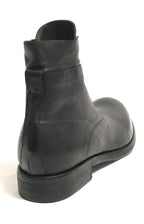 Scarpe Ton Goût polacchino a zip uomo stivaletto pelle nero U19TG01