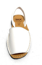 Sandalo donna minorchina Ska Shoes Ibiza pelle nappa bianco DS22SK23