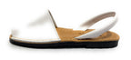 Sandalo donna minorchina Ska Shoes Ibiza pelle nappa bianco DS22SK23