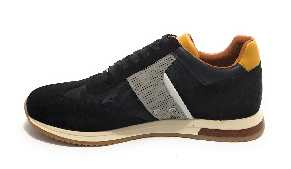 Scarpe uomo Ambitious 11319 sneaker running suede blu navy US21AM14
