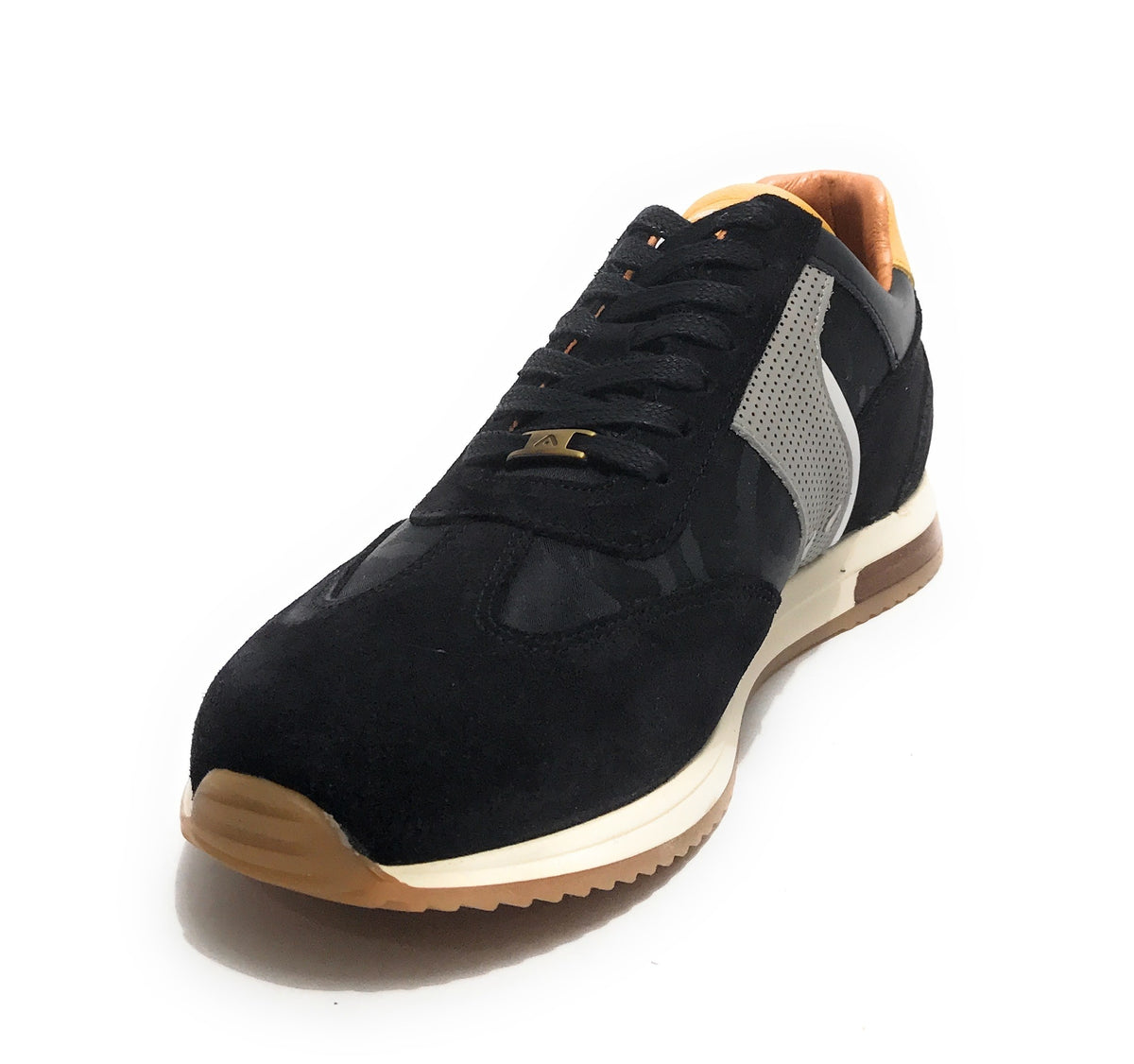 Scarpe uomo Ambitious 11319 sneaker running suede blu navy US21AM14