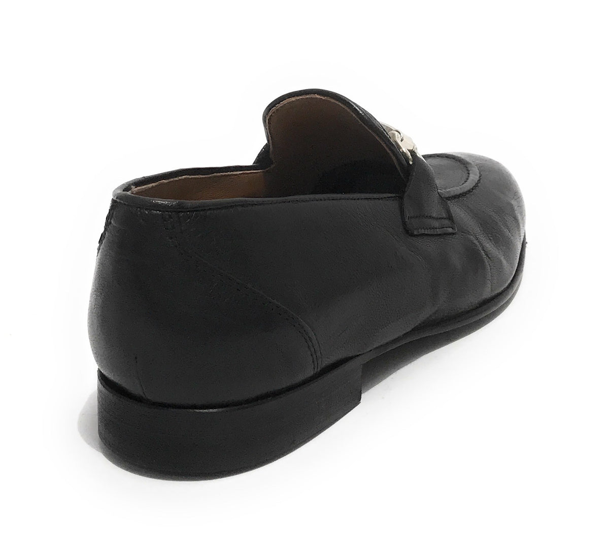 Mocassino uomo Elite con fibbia in pelle colore nero US21EL09