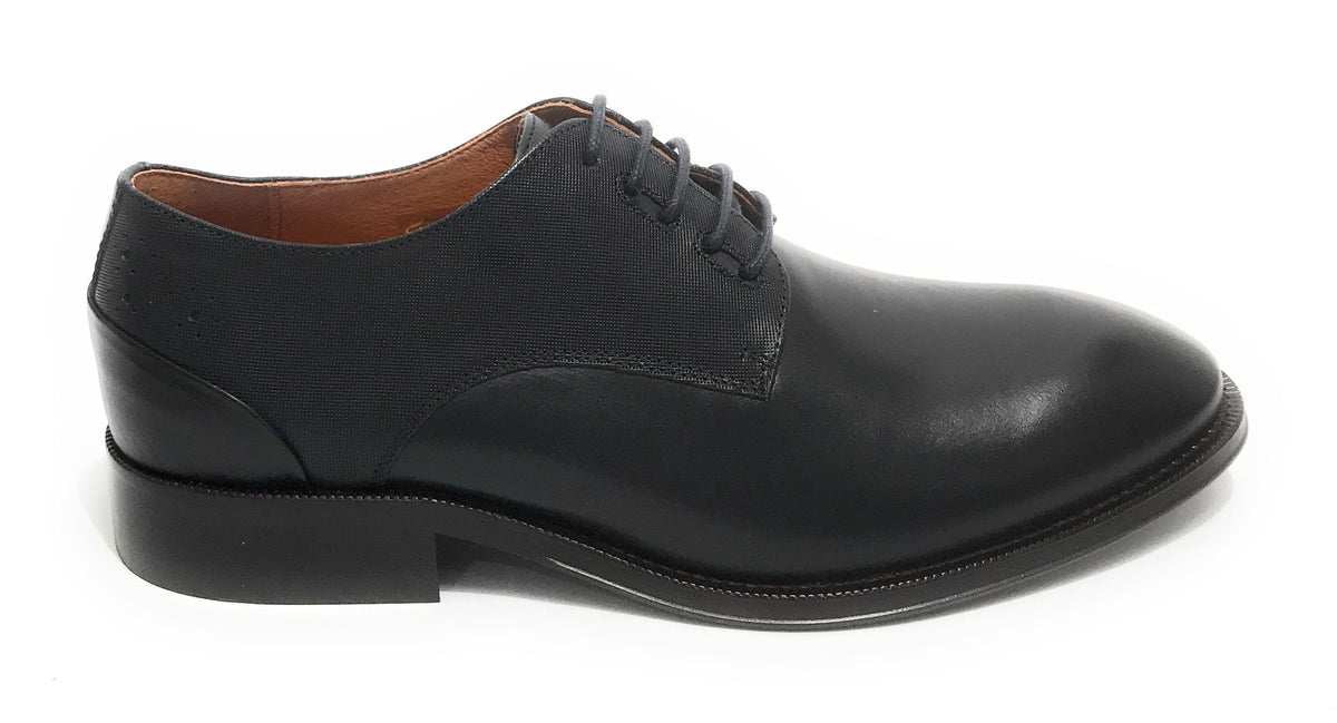 Scarpe uomo Ambitious 11082 francesina stringata in pelle blue navy US21AM20