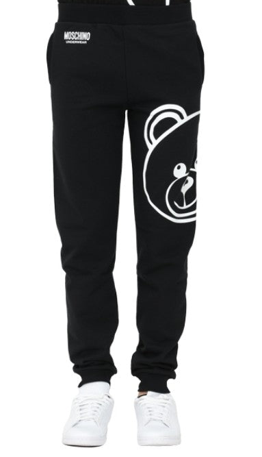Pantalone felpa Moschino nero uomo E23MO03 A4313 8121
