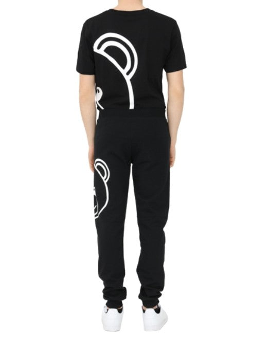 Pantalone felpa Moschino nero uomo E23MO03 A4313 8121