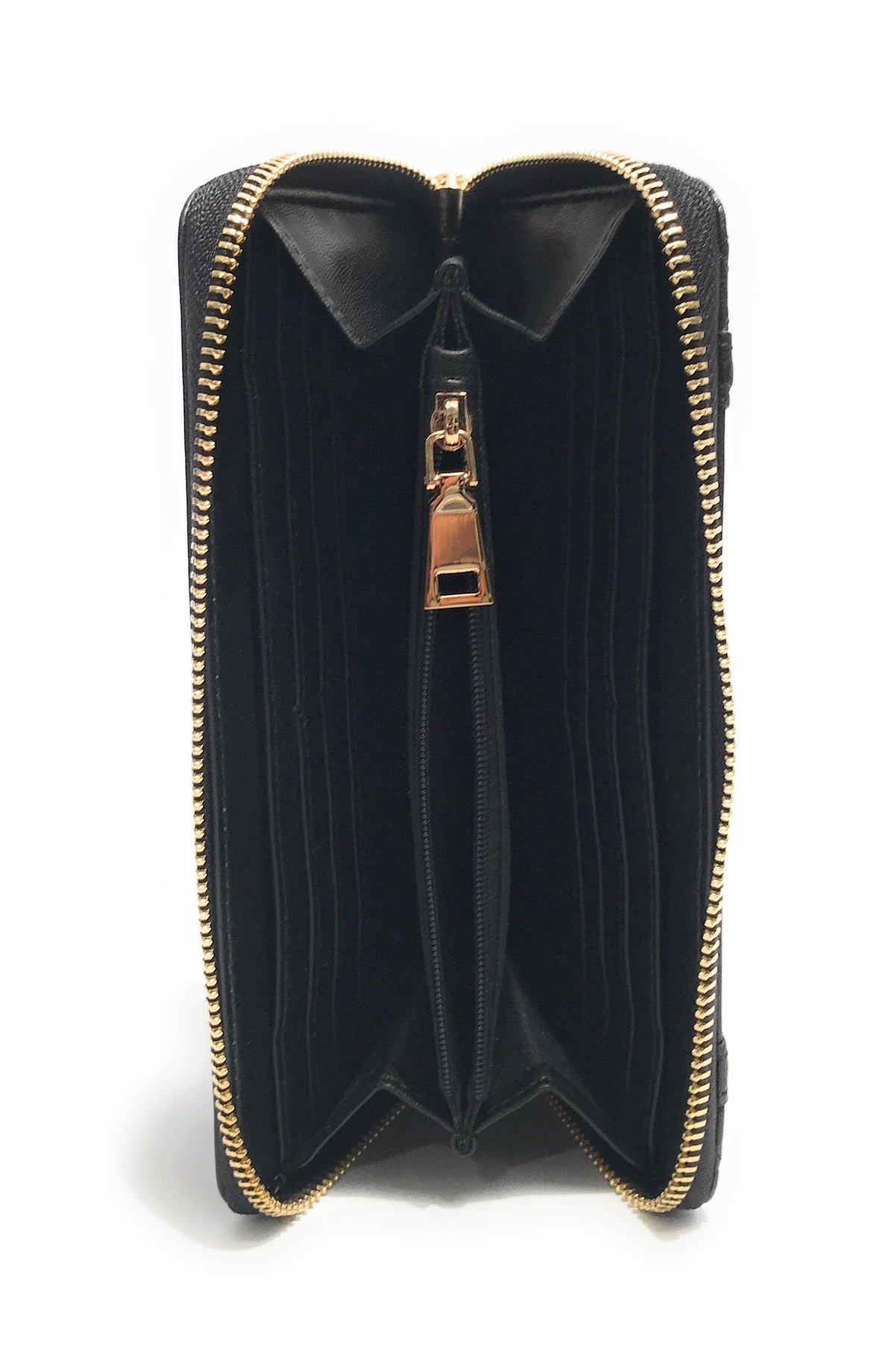 Portafoglio donna Fracomina zip around ecopelle nero A23FR01 FA22WB7007P411S1-053
