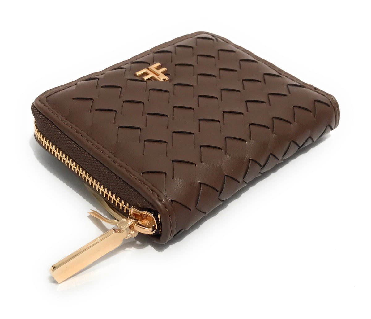 Portafoglio donna Fracomina zip around wallet marrone ecopelle AS23FR01 FA23SB700411S5-091