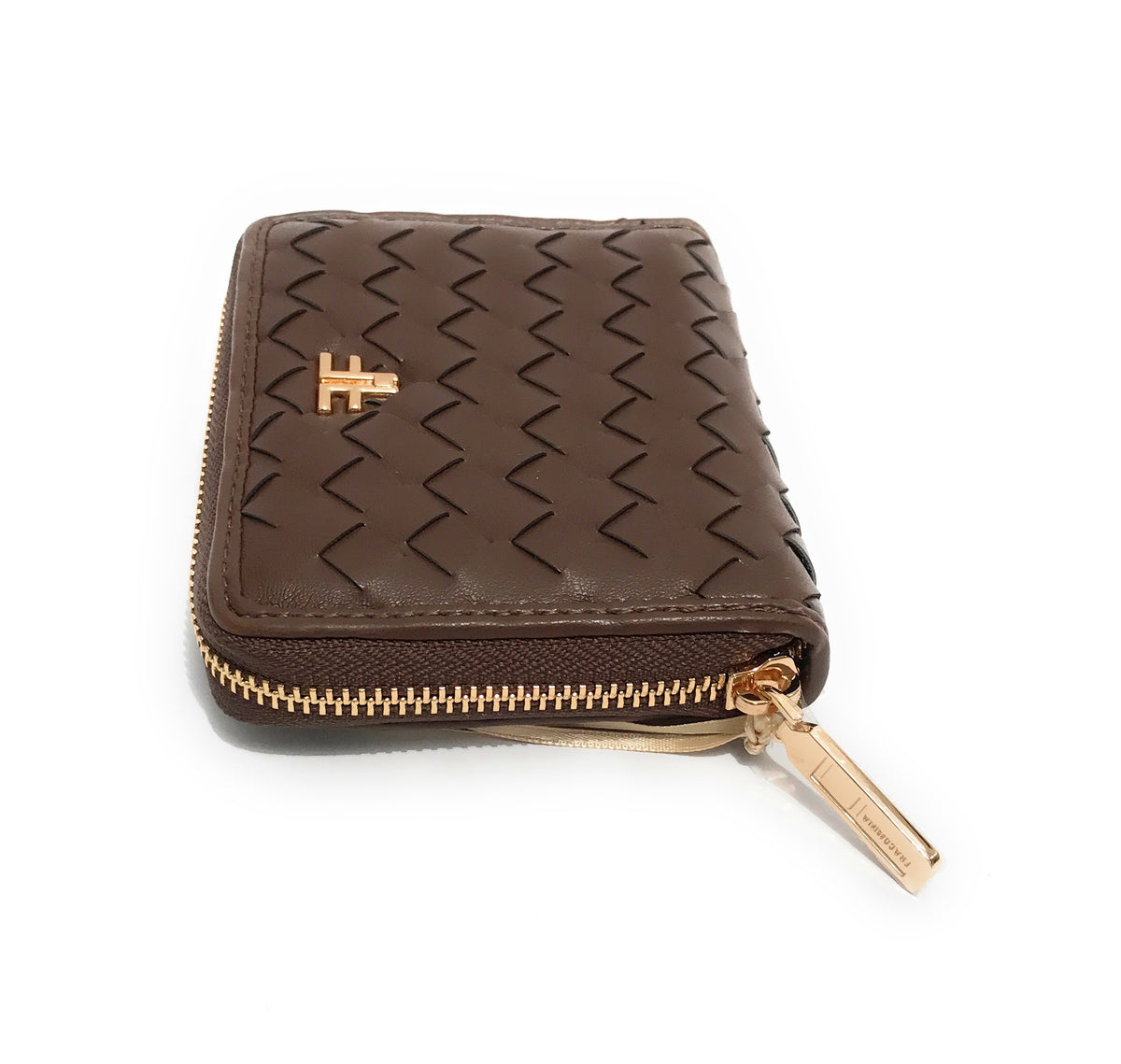 Portafoglio donna Fracomina zip around wallet marrone ecopelle AS23FR01 FA23SB700411S5-091