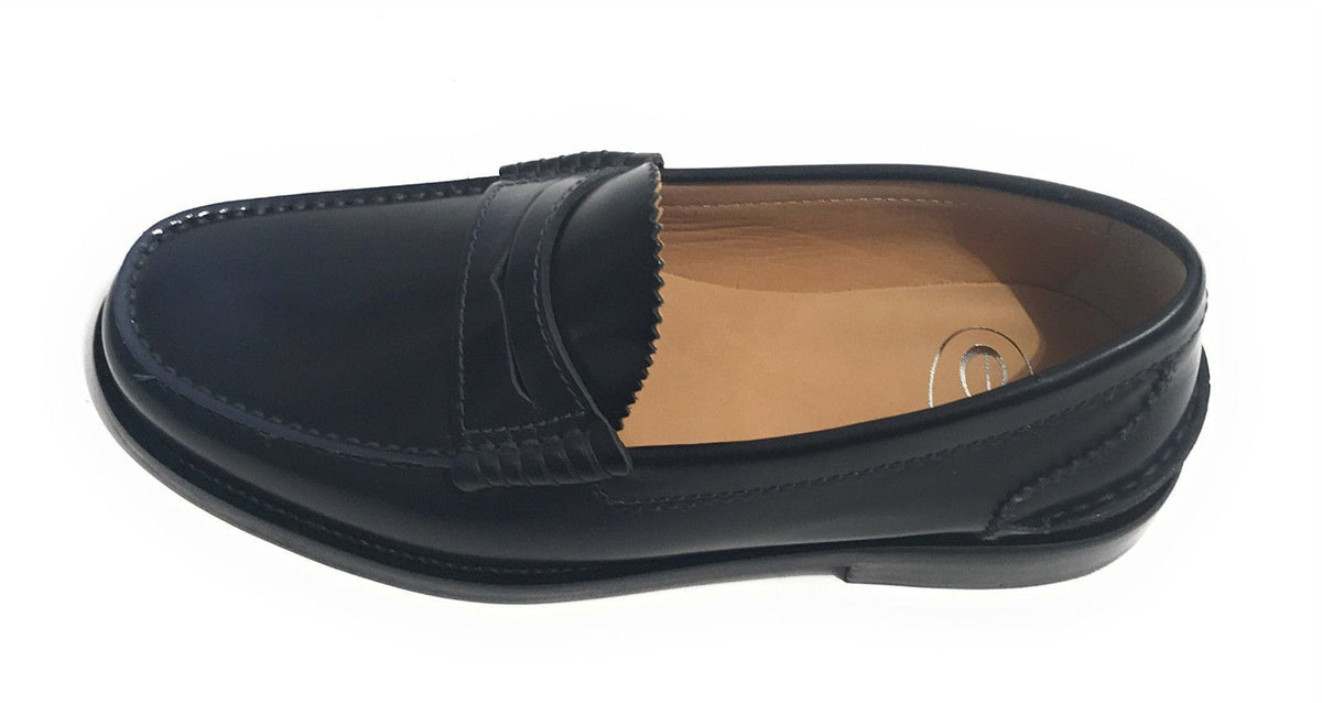 SCARPE UOMO ELITE MOCASSINO FONDO IN CUOIO CUCITO COLORE BLU ABRASIVATO US17EL06