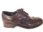 Scarpe uomo Harris anniversary brogue all derby abrasivato moro classico U15HA06