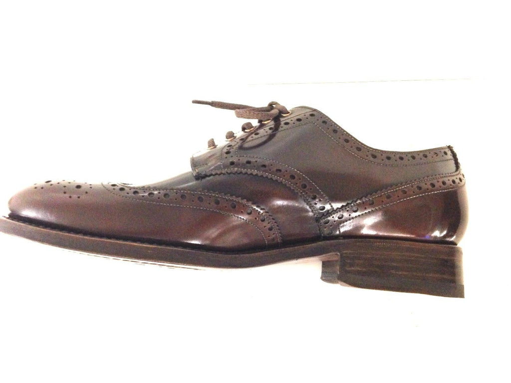 Scarpe uomo Harris anniversary brogue all derby abrasivato moro classico U15HA06