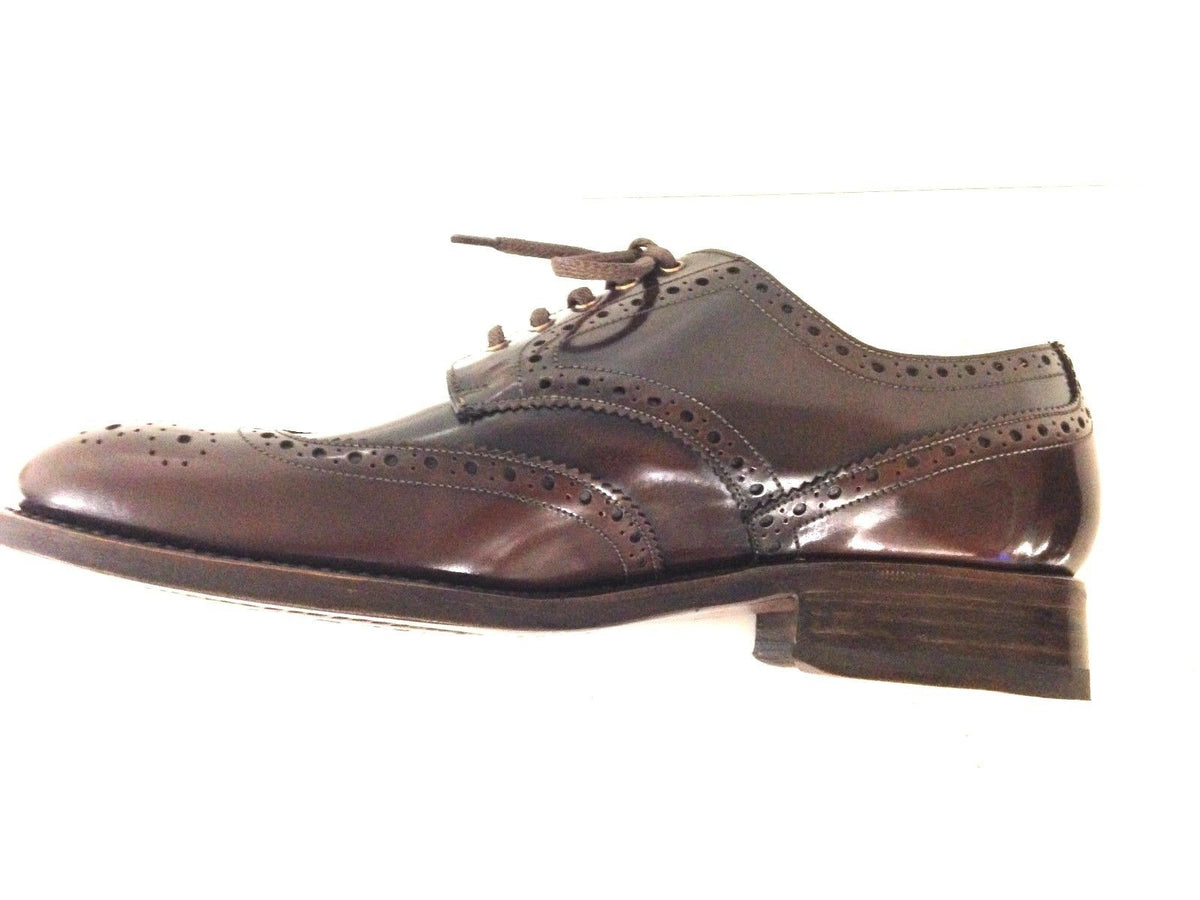 Scarpe uomo Harris anniversary brogue all derby abrasivato moro classico U15HA06