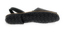 Sandalo da donna minorchina Ska Shoes Ibiza in pelle nappa nero DS22SK25