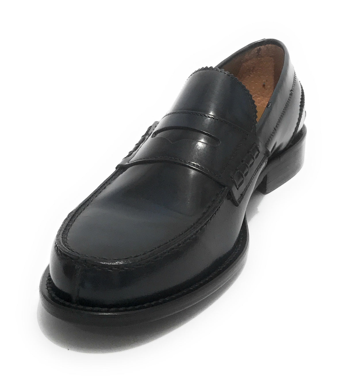 Mocassino uomo Elite in pelle abrasivata blu US21EL01