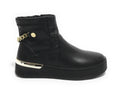 Scarpe donna Liu-Jo sneaker alto Silvia mid ecopelle nero D22LJ14 BF1087