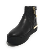 Scarpe donna Liu-Jo sneaker alto Silvia mid ecopelle nero D22LJ14 BF1087
