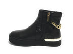 Scarpe donna Liu-Jo sneaker alto Silvia mid ecopelle nero D22LJ14 BF1087