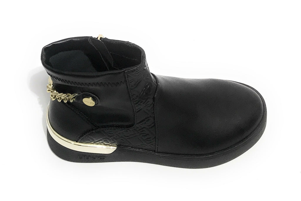 Scarpe donna Liu-Jo sneaker alto Silvia mid ecopelle nero D22LJ14 BF1087