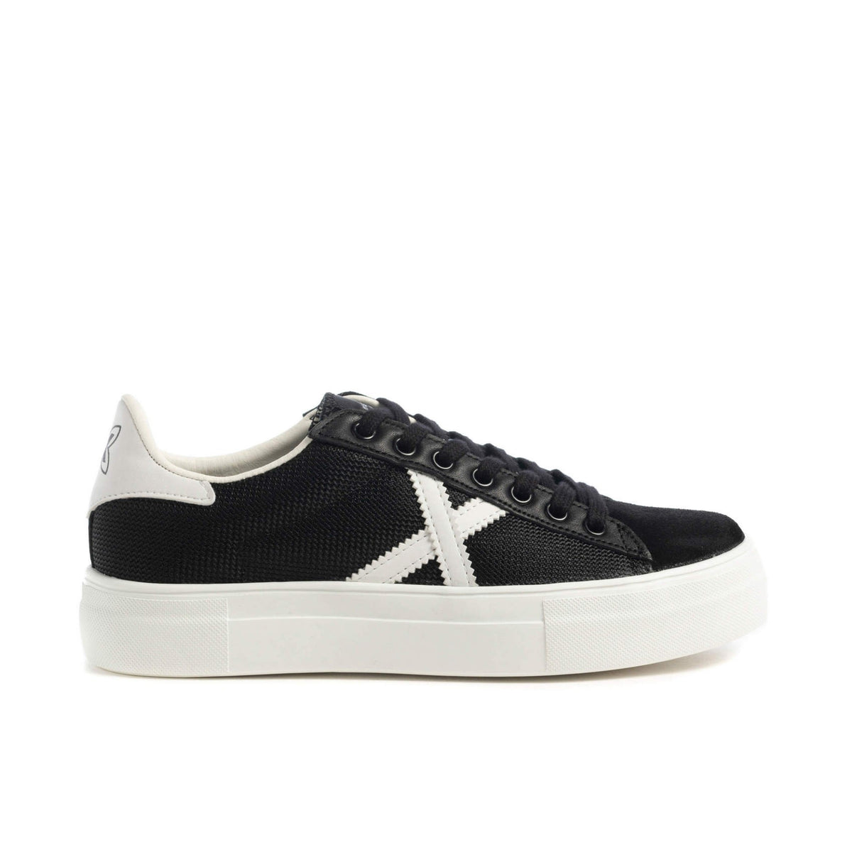 Scarpe donna Munich sneaker Rete Sky 14 suede/ tessuto nero DS21MU07 8085014