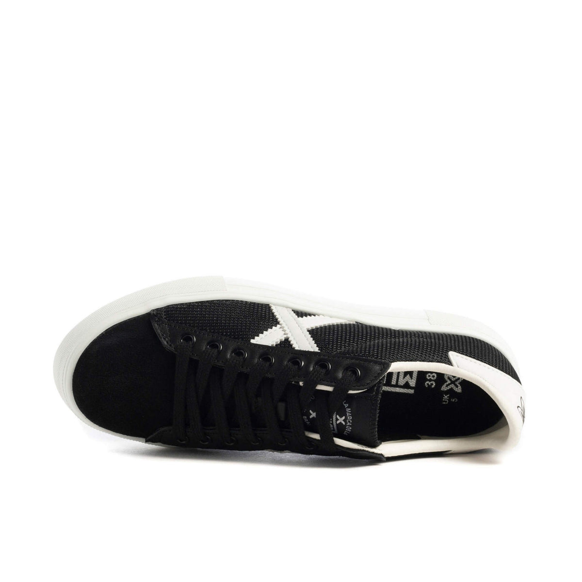 Scarpe donna Munich sneaker Rete Sky 14 suede/ tessuto nero DS21MU07 8085014
